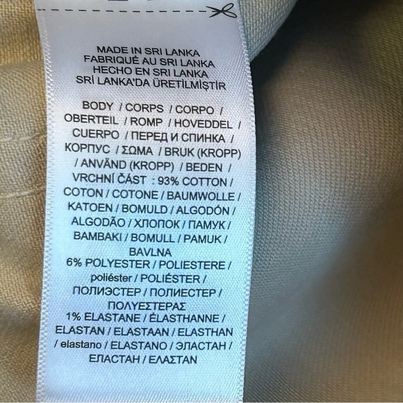 LAUREN Ralph Lauren metallic gold distressed faded stretchy slim fit jeans Sz 10 - Picture 8 of 14